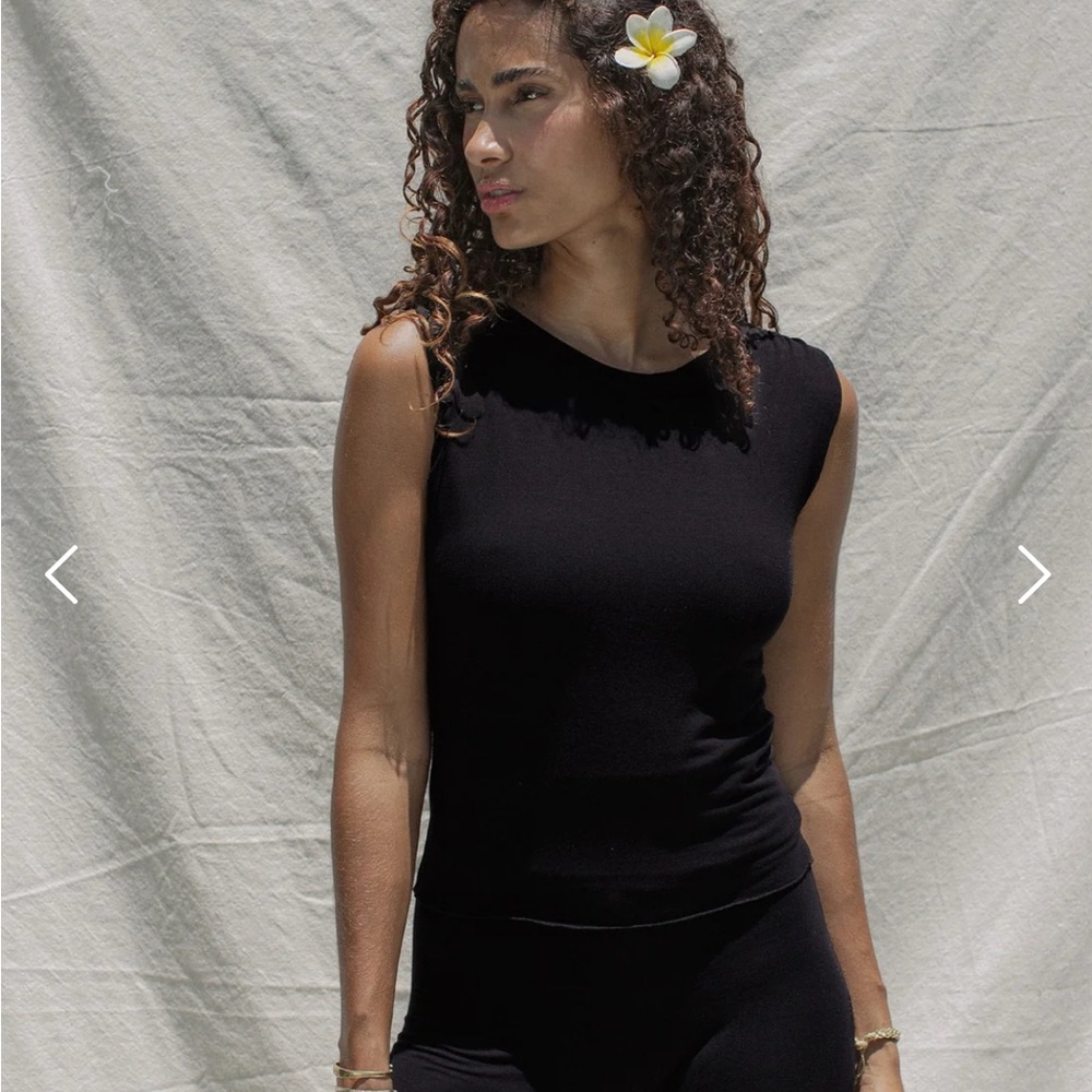 Indigo Luna Layla Tank Black Size M/L